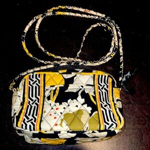 Retired Vera Bradley Crossbody Bag in Dogwood pattern, New Condition
